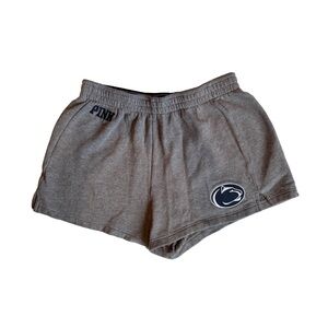 PINK Penn State Grey Athletic Shorts Women’s Size Small